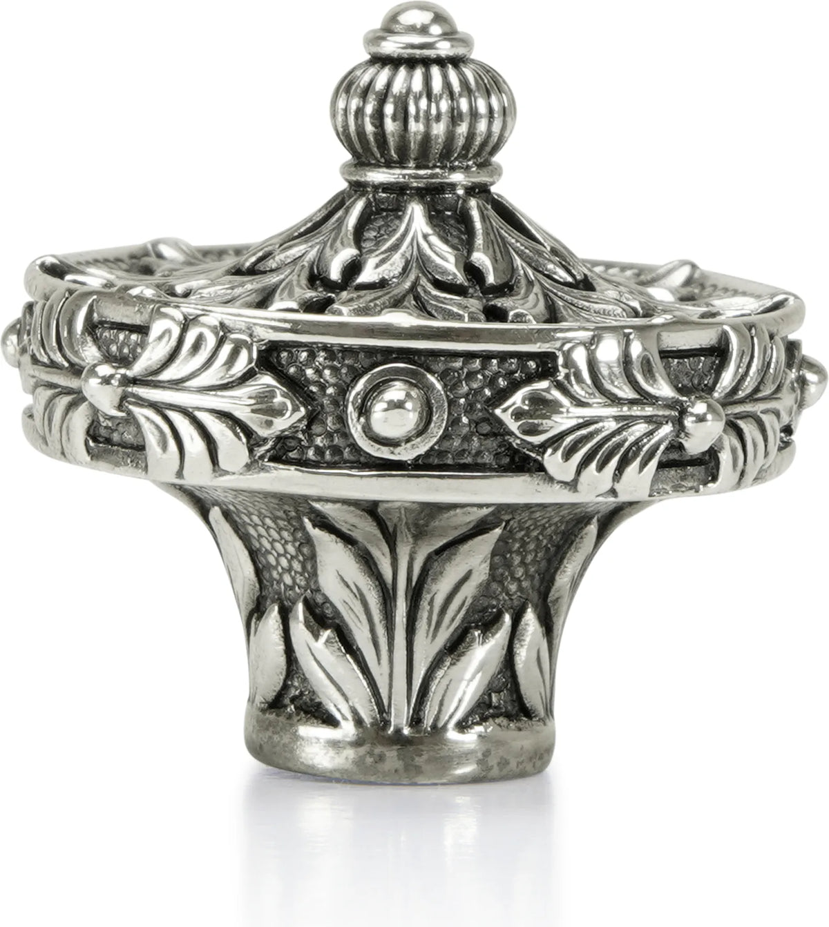 Nantucket Knob Burnish Silver Finish 8034/6