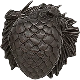 Edgar Berebi Arts & Craft Pinecone Knob In French Bronze Plate 8178FB