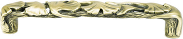 Arts & Craft Ginkgo Pull 5'' cc, Burnish Brass 8187BB