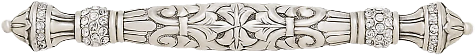 3'' cc Belleview Pull, Clear Crystal Burnish Silver Finish 8306/16