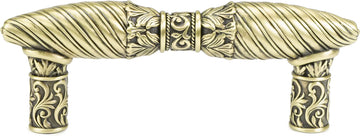 Fontainbleau 3'' cc Pull, Burnish Brass Finish 8397BB