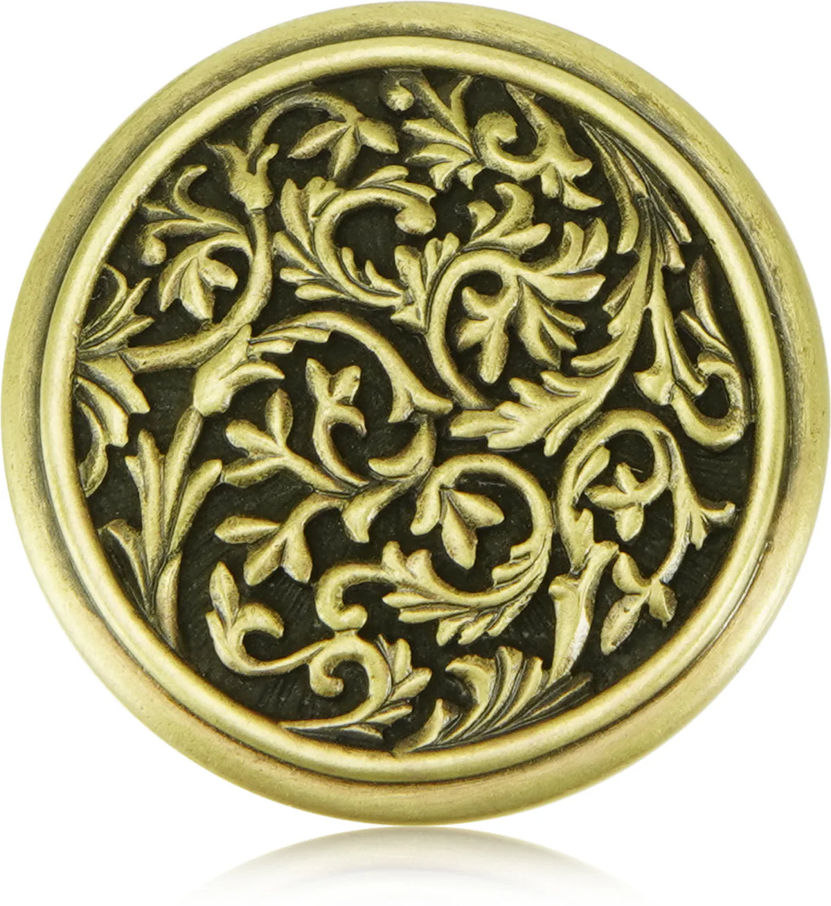 Glendale Court Knob Burnish Brass Finish 8457BB