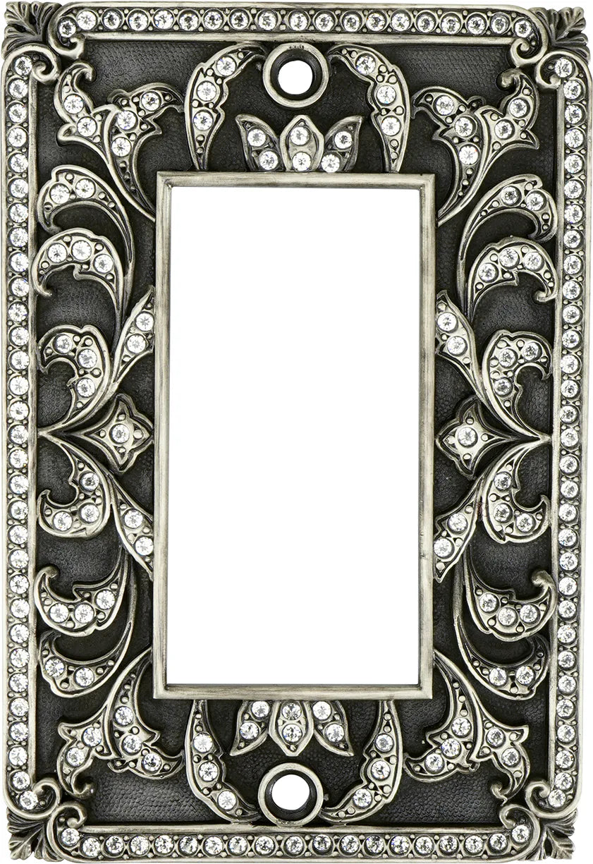 Switch Plates Single Gfi Switch Cover, Clear Crystal 9573MS