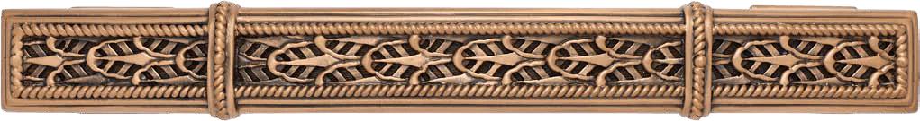 Carlisle Curved 5'' cc Pull, Museum Gold Finish 9721/1