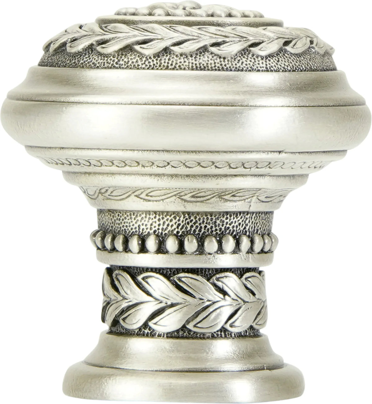Kingston Knob, Matte Silver 9866MS