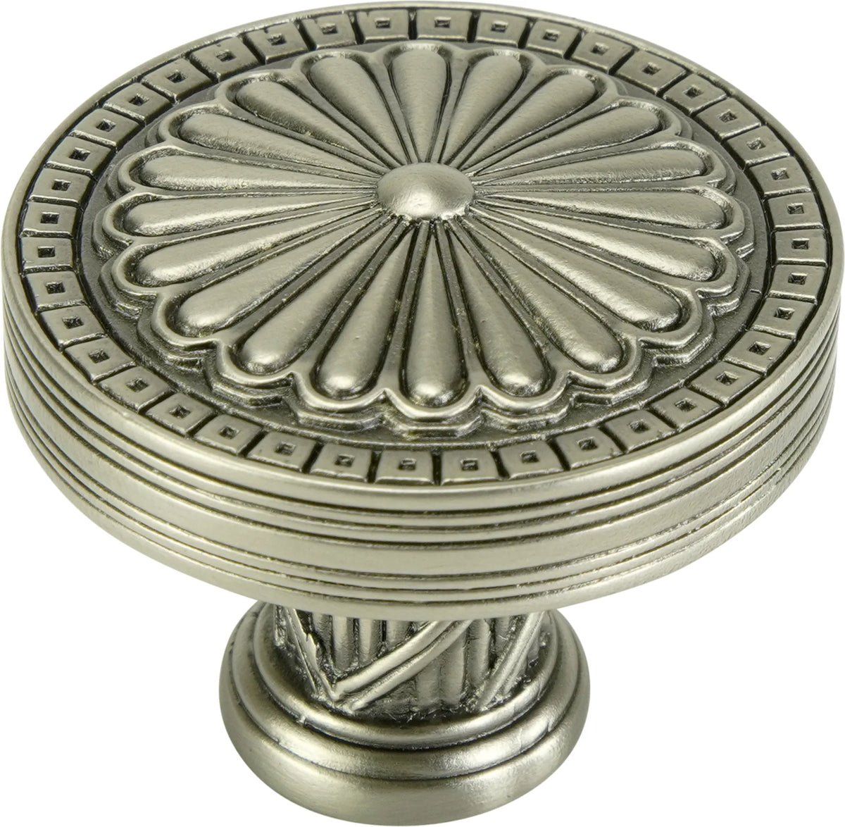 Edgar Berebi Lakewood Knob In Antique Nickel Plate 9887AN