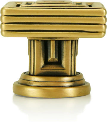 Innsbruck Square Knob Museum Gold Finish 9905/1