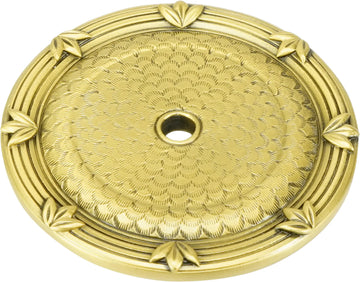 Newport Back Plate, Florentine Gold Plate X8320FG