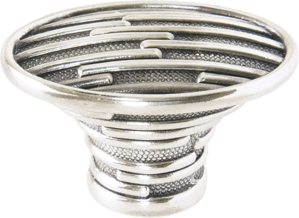 Urban Metro Newbury Knob, Burnish Silver Plate 100831/BS