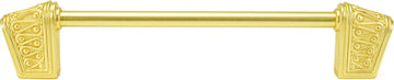 Urban Metro Rivoli 6'' cc Pull, Satin Gold Plate 101386/SG