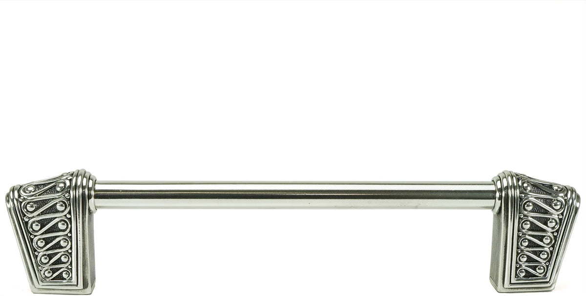 Urban Metro Rivoli 6'' cc Pull, Burnish Silver Plate 101576/BS