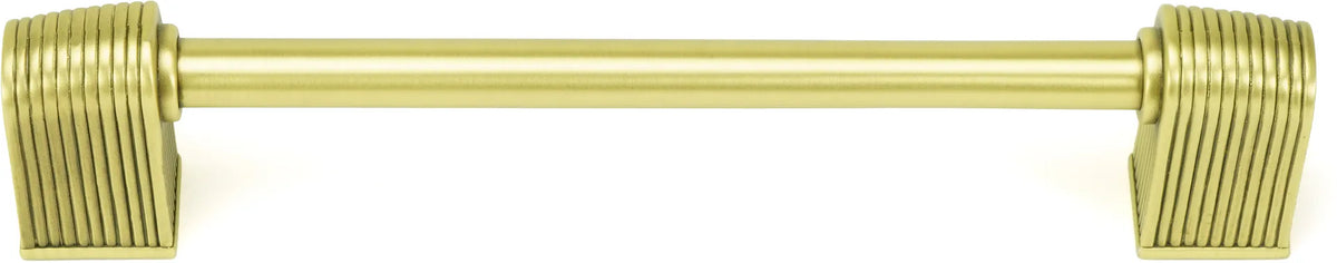 Urban Metro Oxford 6'' cc Pull, Burnish Brass Plate 101616/BB
