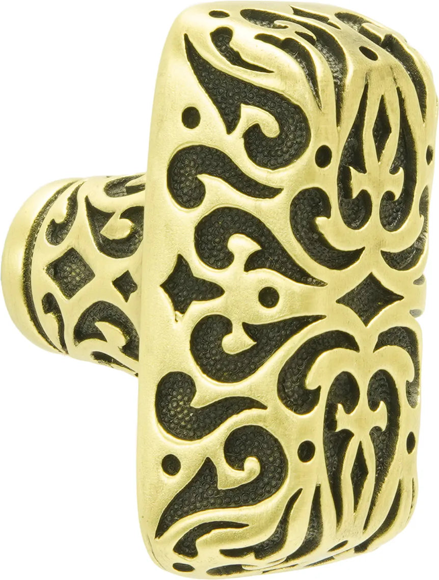 Urban Metro Via Veneto Knob, Burnish Brass Plate 101861/BB