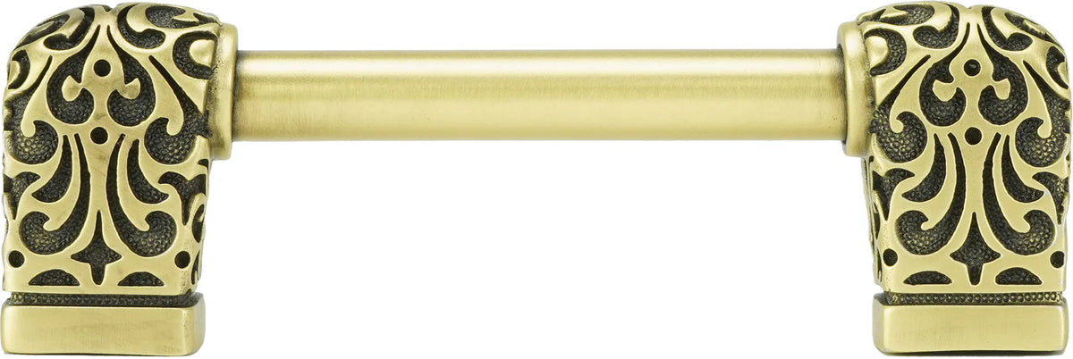 Urban Metro Via Veneto 3'' cc Knob-pull, Burnish Brass Plate 102383/BB