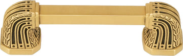 Urban Metro Saville 3'' cc Knob-pull, Museum Gold Plate 102393/MG