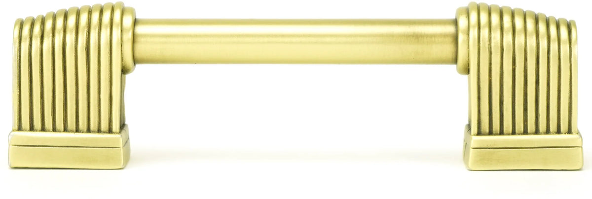 Urban Metro Oxford 3'' cc Knob-pull, Burnish Brass Plate 102413/BB