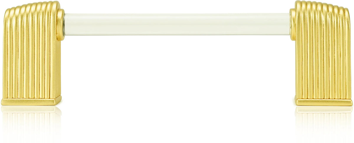 Urban Metro Oxford Ii 4'' cc Knob-pull, Satin Gold Plate G101374/SG