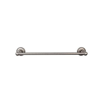 Top Knobs Edwardian Bath 24'' Single Towel Bar - Plain Backplate ED8APD Antique Pewter