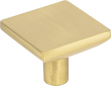Walker 1 1-5/8'' Length Square Knob 827L-BG