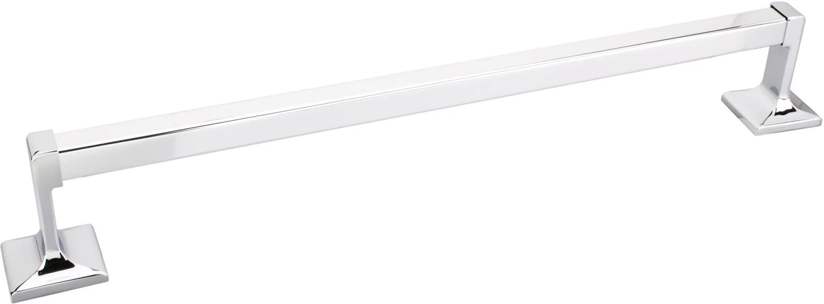 Bridgeport Polished Chrome 24'' Single Towel Bar - Retail Packaged BHE1-04PC-R