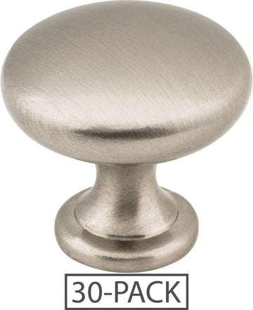 Madison 1-3/16'' Diameter Mushroom Knob 3910-SN-30