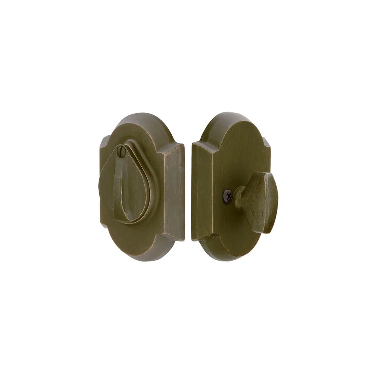 #1 Sandcast Bronze with Flap Keyed Deadbolt 8457