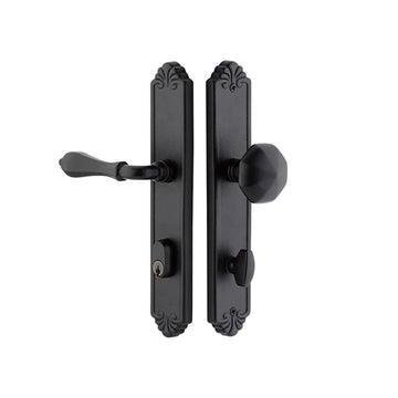 Tuscany Bronze Keyed Stretto 2" x 10-1/2" Narrow Trim Sideplate Lock 6442NALH
