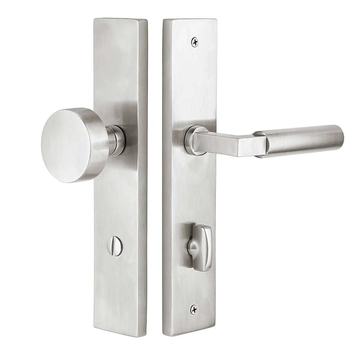 Stainless Steel Non-Keyed Stretto 2" x 10" Narrow Trim Sideplate Lock 9141HLLHSS