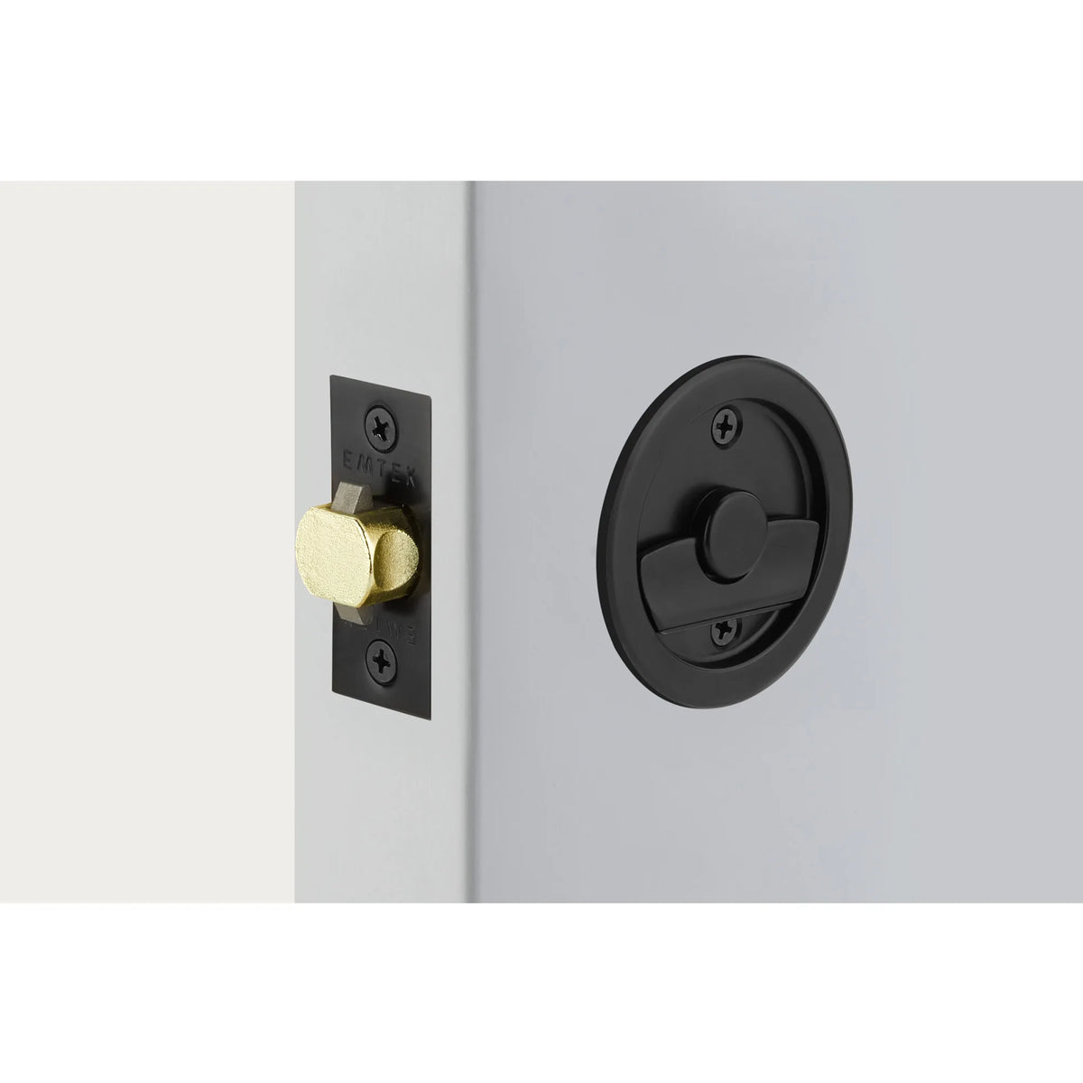 Round Pocket Door Tubular Lock 2144