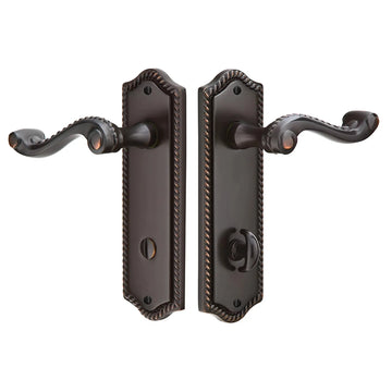 Rope Thumbturn Privacy Non-keyed 3-3/8" C-to-C Sideplate Lock 8223AC