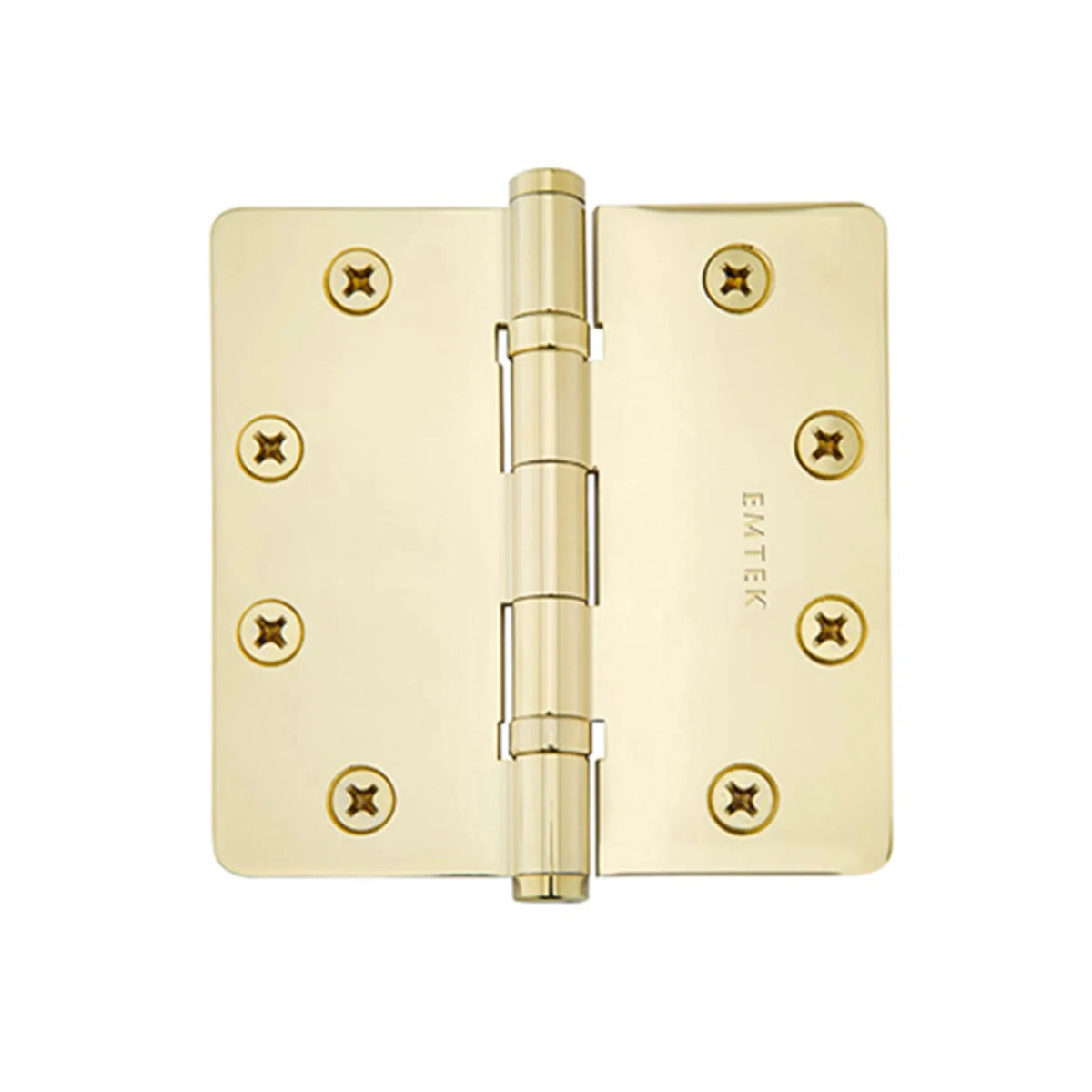 Heavy Duty Solid Brass, Ball Bearing Hinge, 1/4" Radius Corners 96425