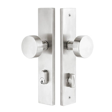 Stainless Steel Keyed Stretto 2" x 10" Narrow Trim Sideplate Lock 9442HLLHSS
