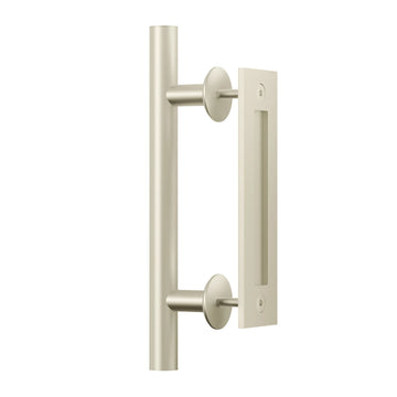 Expressions By Emtek Barn Door Handle With Flush Pull