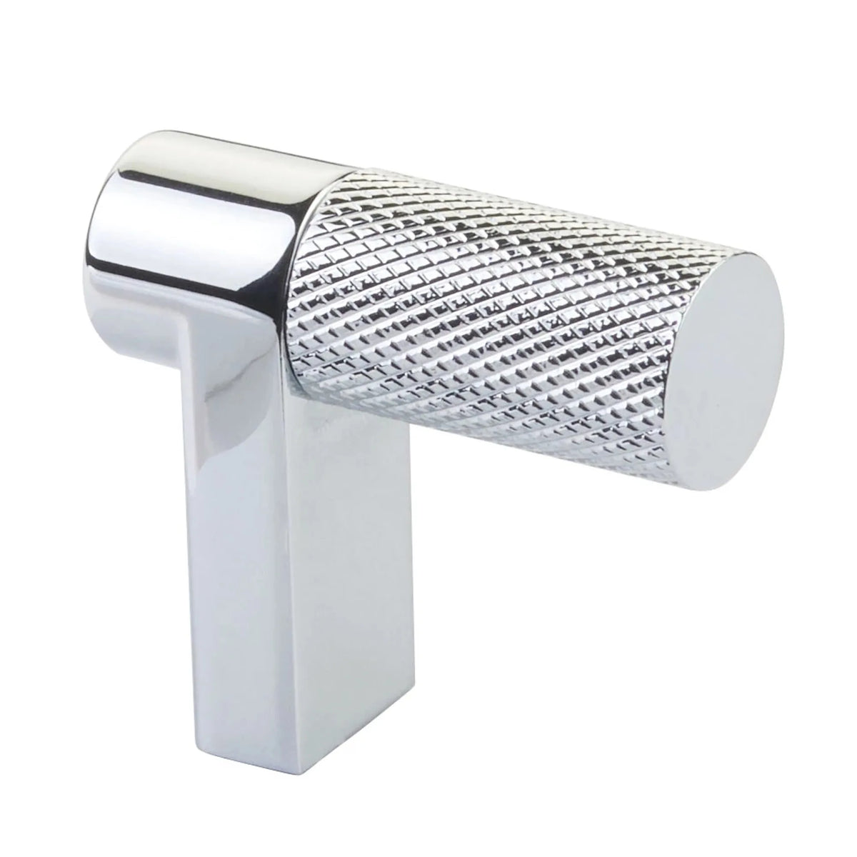Select Rectangular Knurled Cabinet Finger Pull 86658.RECUS10B.KN