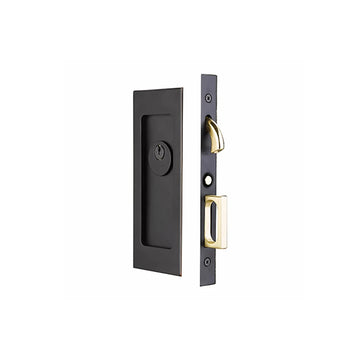 Modern Rectangular Pocket Door Mortise Lock 211310B