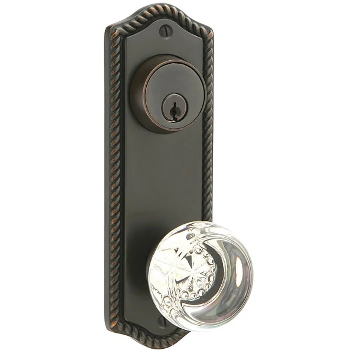 Rope Keyed 3-5/8" C-to-C Sideplate Lock 7090ACLH