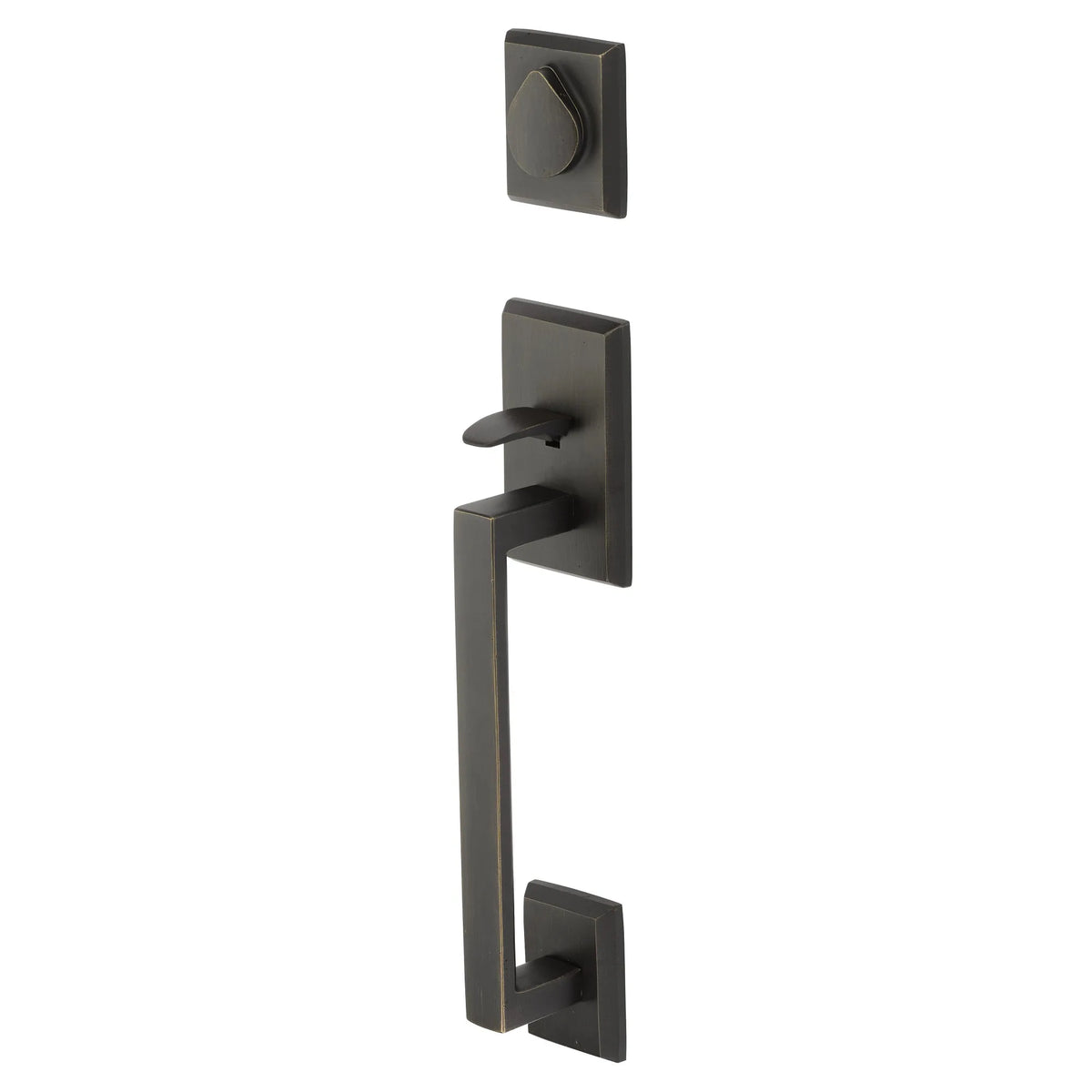 Rustic Modern Rectangular Sectional Tubular Entry Set 451421ARLH