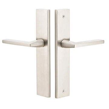 Modern Rectangular Non-Keyed Stretto 2" x 10" Narrow Trim Sideplate Lock 8141BN