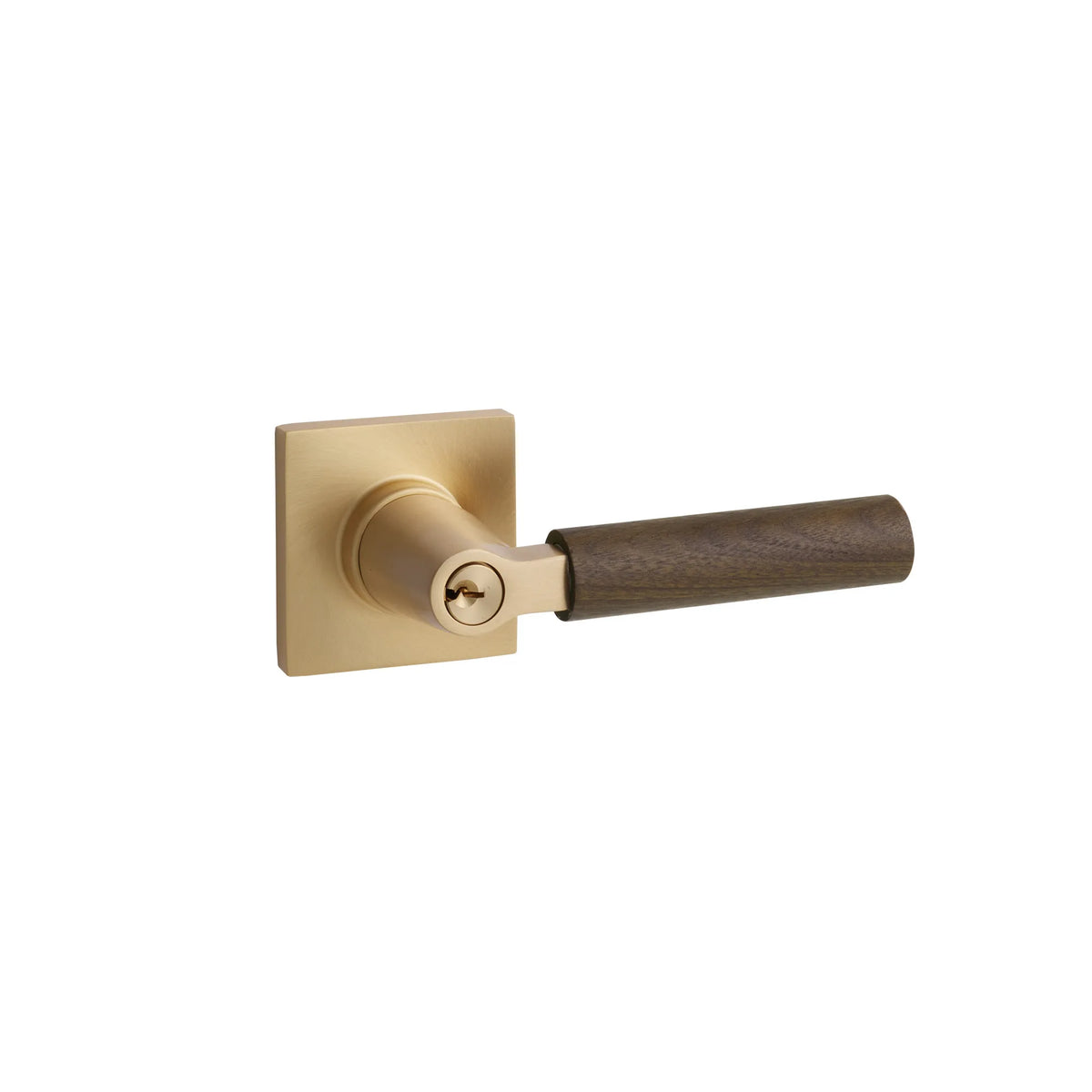 SELECT L-Square Dark Walnut Key in Lever 5015US10B.KLSUS10B.WNWD