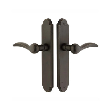 Sandcast Arched Stretto Non-Keyed 10" Overall Narrow Trim Sideplate Lock 4041BZEG