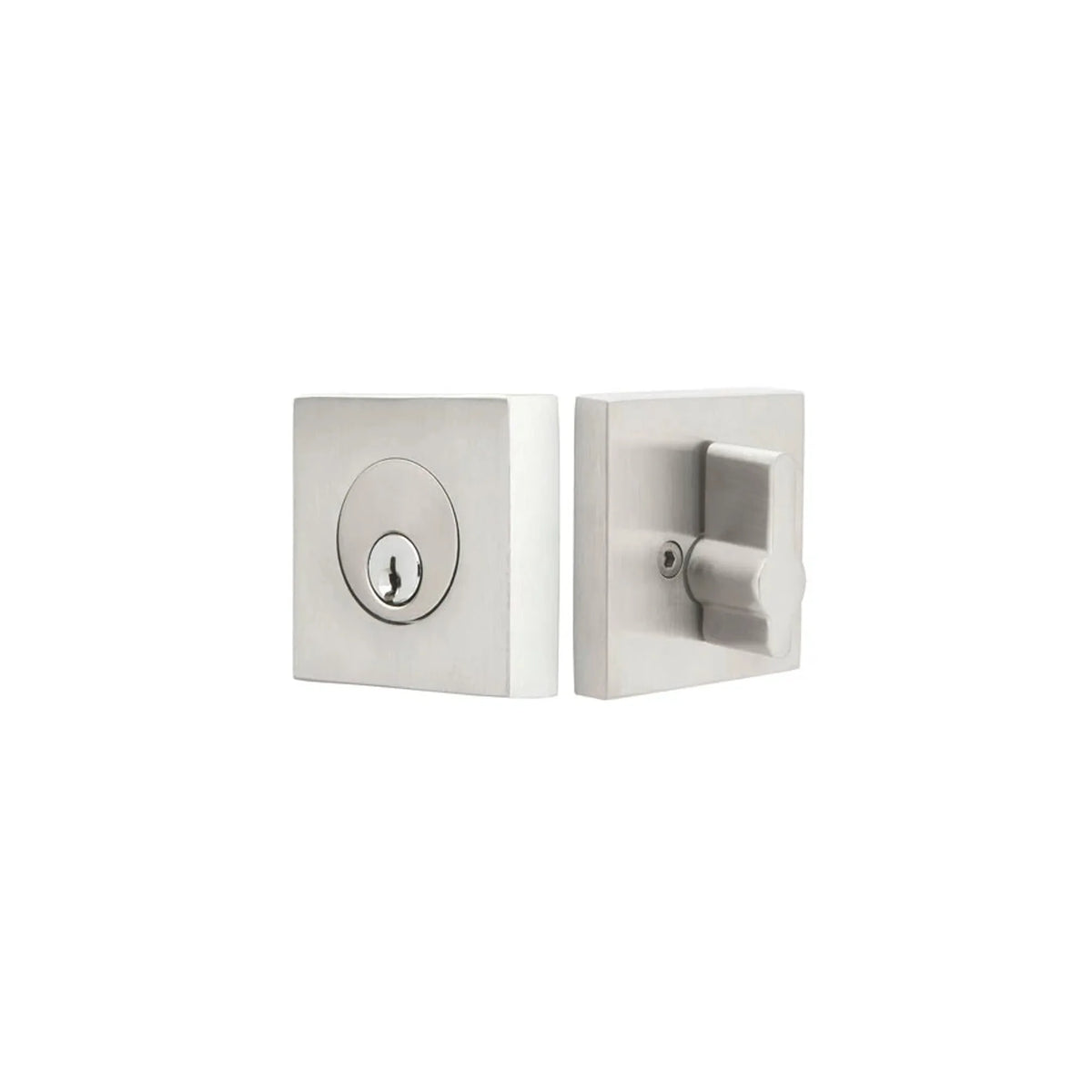 Square Stainless Steel Keyed Deadbolt S50003SS