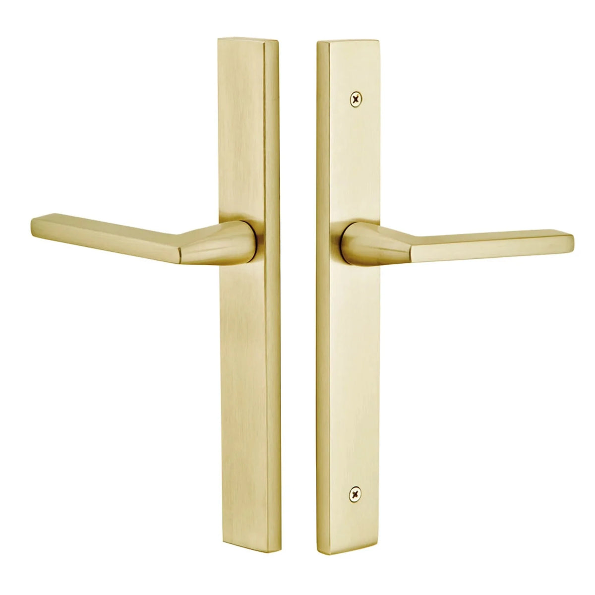Modern Rectangular Non-Keyed Stretto 1-1/2" x 11" Narrow Trim Sideplate Lock 8143BA