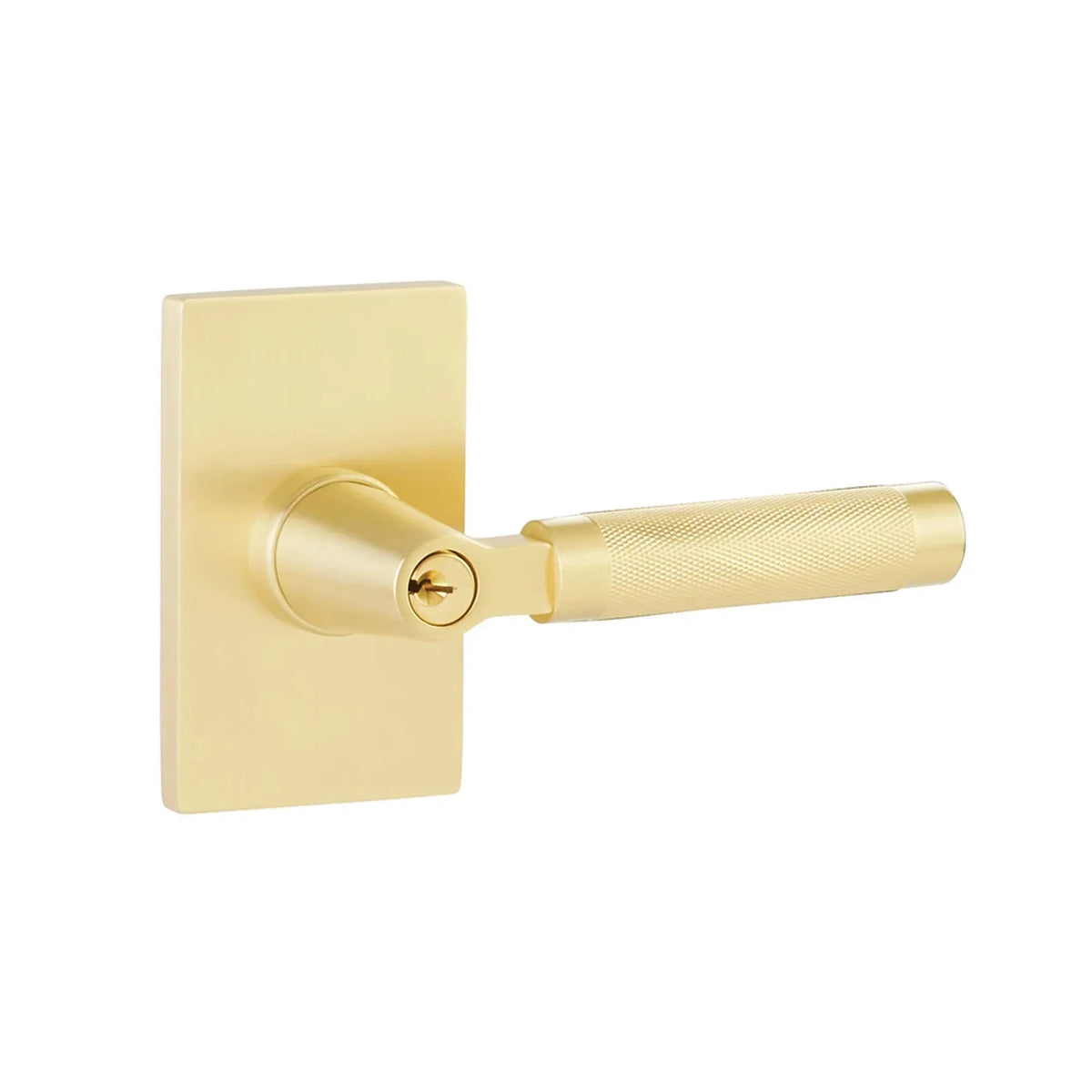 SELECT L-Square Knurled Key in Lever 5122US10B.KLSUS10B.KNUS10B.LH