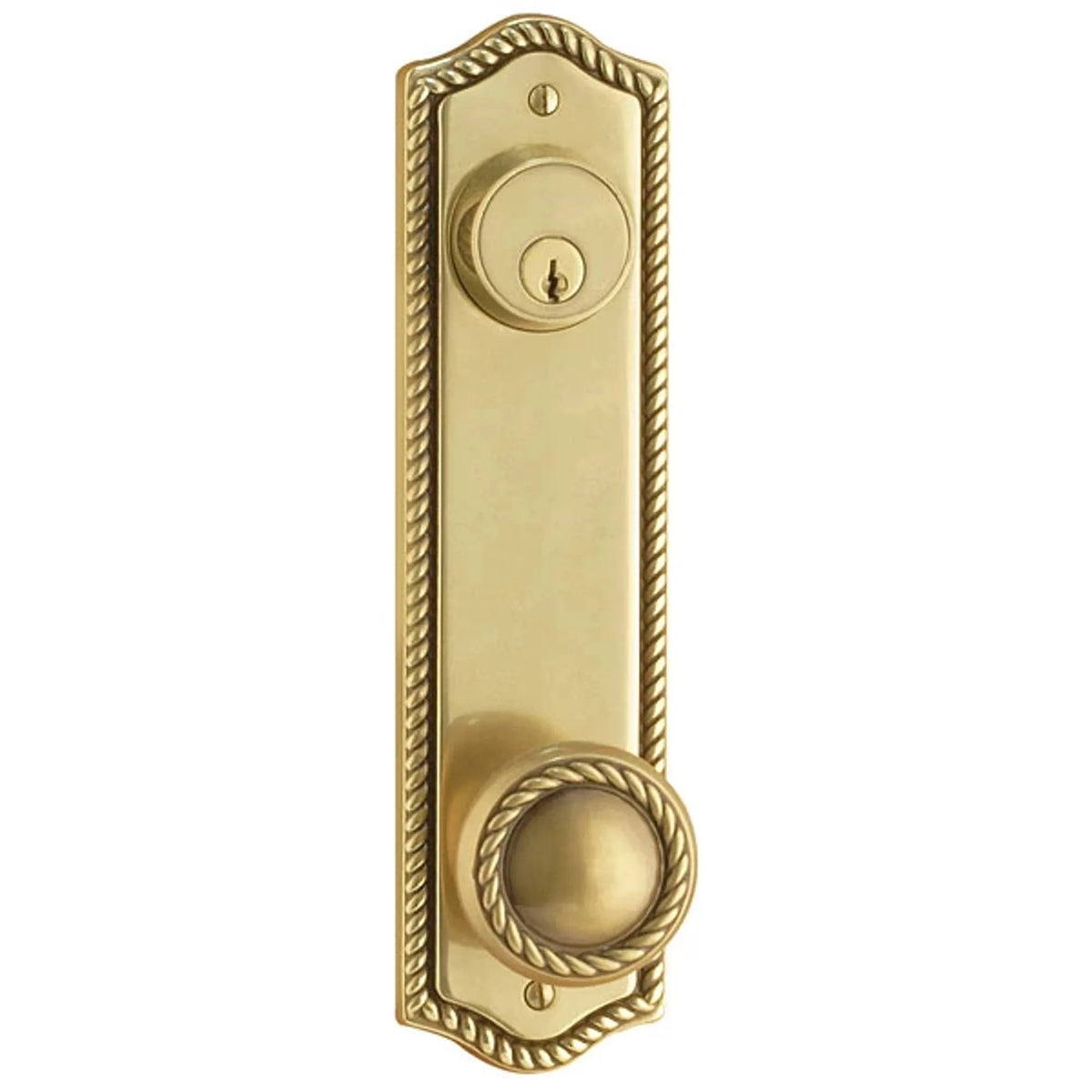 Rope Keyed 5-1/2" C-to-C Sideplate Lock 7990ACLH