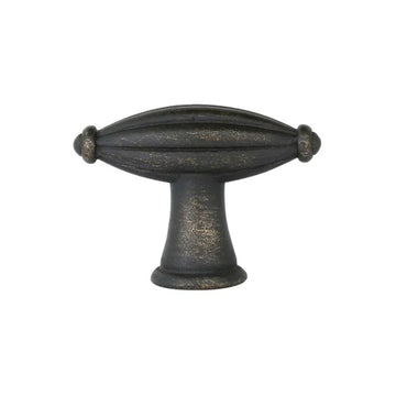 Fluted Finger Tuscany Bronze Cabinet Knob 86227