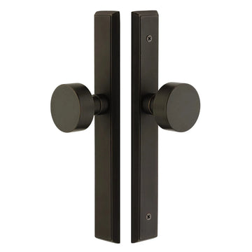 Sandcast Bronze Rectangular Stretto Non-Keyed 11" Overall Narrow Trim Sideplate Lock 5143ARLH