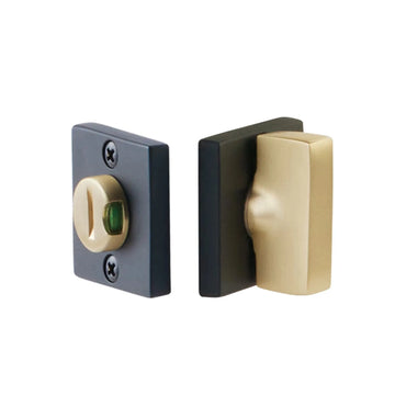 Square Double Rosette Privacy Bolt with Indicator 8583US10B.ARC