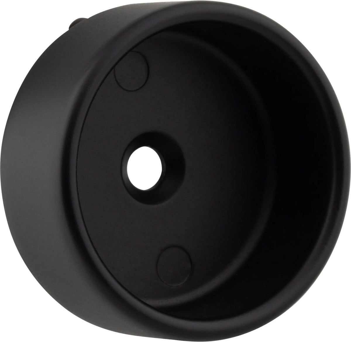 Closet Rod Brackets Matte Black Closed Knock-In Mounting Bracket for 1-5/16'' Round Closet Rods M7345-MB