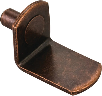 5 mm Angled Shelf Support without Hole - Antique Copper, Retail Pack 1706AC-R