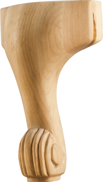 4-3/4'' W x 4-1/8'' D x 8'' H Cherry French Cut Center Leg WLFC80CH